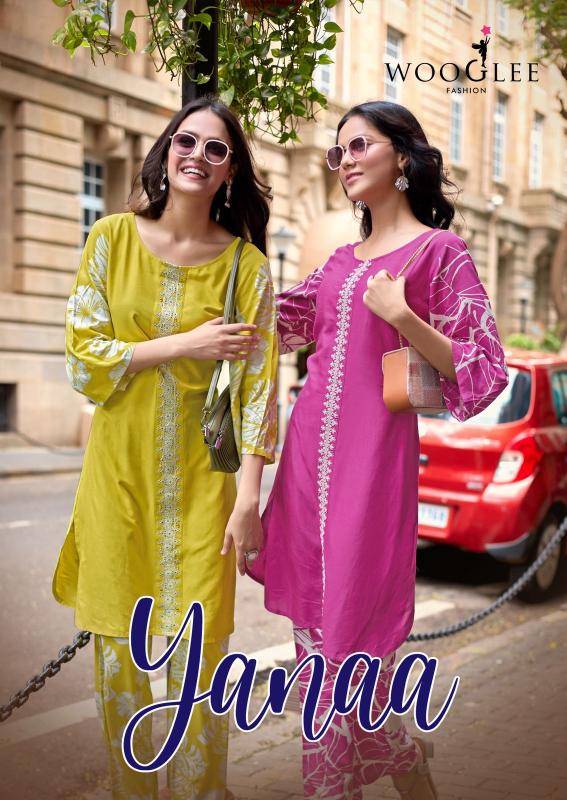 Wooglee yanaa coord set Wholesale kurti market in Surat